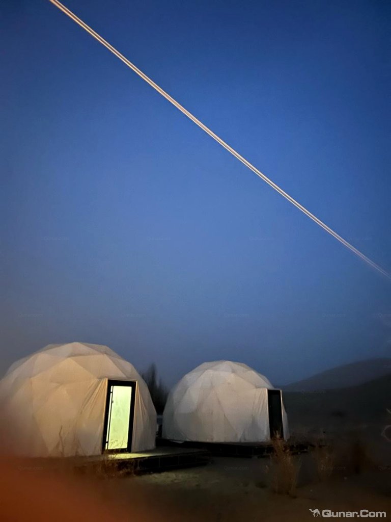 点评敦煌鸣沙山沙漠星空露营民宿