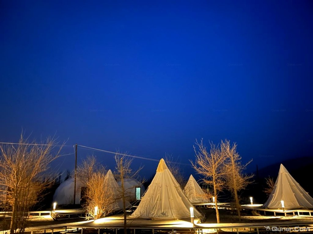 点评敦煌鸣沙山沙漠星空露营民宿